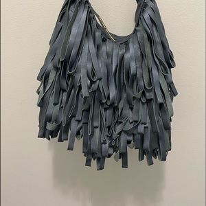 Catherine Malandrino dark blue shoulder handbag in good condition,